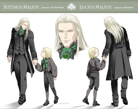 Поттер люциус малфой арт