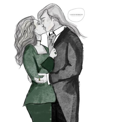 Нарцисса и люциус малфой +арт