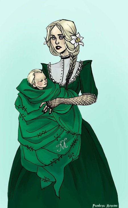 Люциус малфой и нарцисса арт