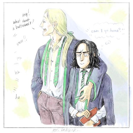 Драко малфой и северус снейп