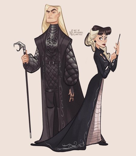 Люциус малфой и гарри поттер арт