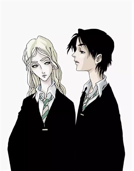 Гарри поттер слизеринец аниме