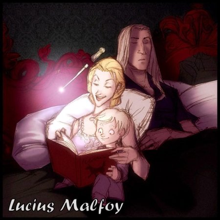 Люциус и драко малфой арт