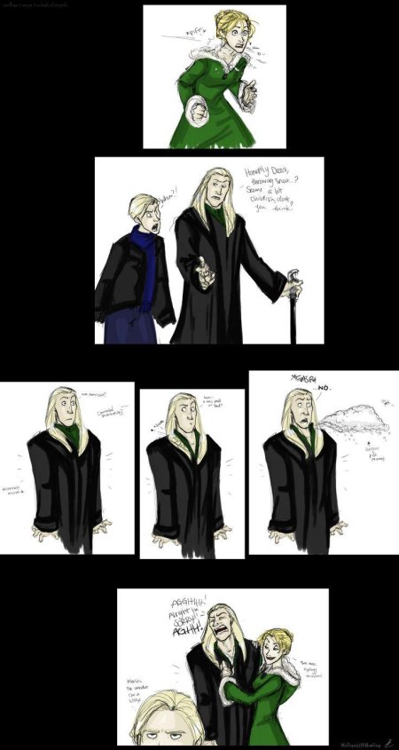 Снейп и люциус малфой