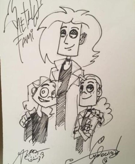 Скетчи метал фэмили ди