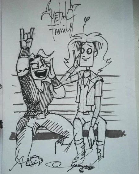 Скетчи хэви из метал фэмили
