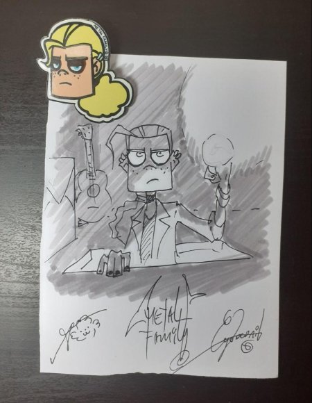 Метал фэмили скетчи авторов