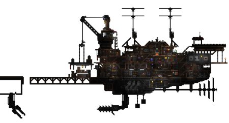 Корабль террария постройка