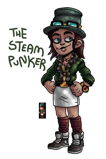 Terraria art стимпанкер