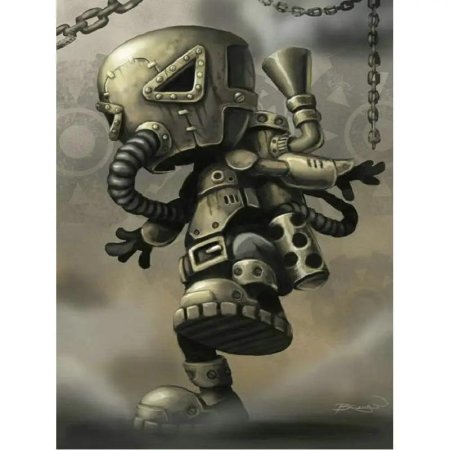 Стимпанк дизельпанк робот