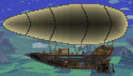 Terraria дирижабль