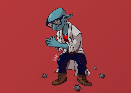 Гоблин инженер террария арт