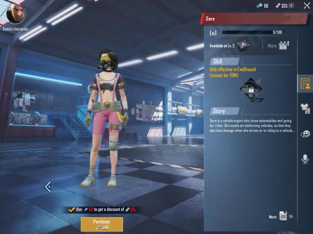 Персонаж сара из пабг мобайл