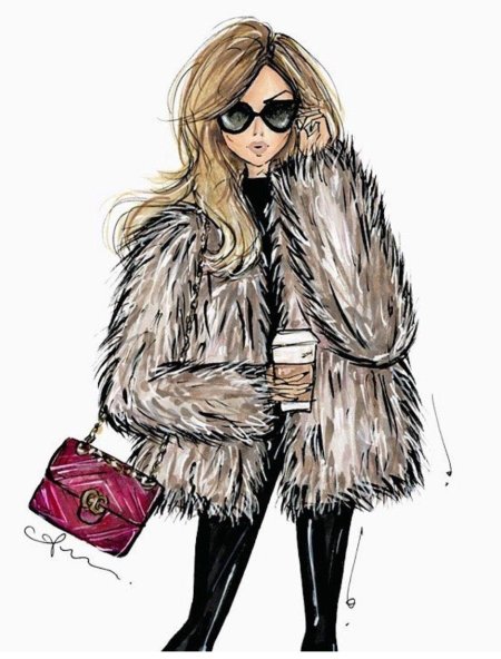 Модная иллюстрация