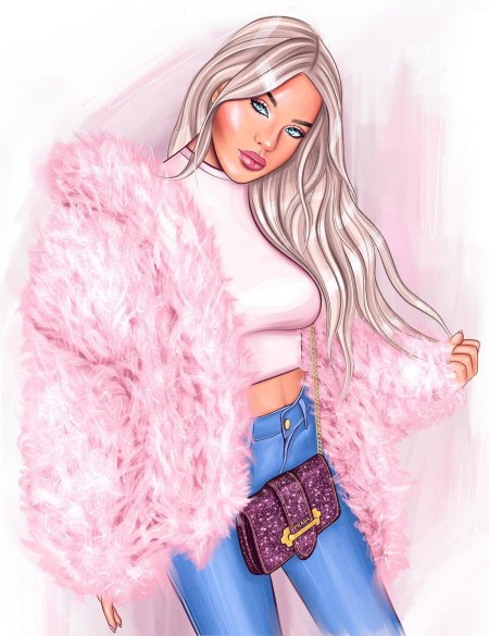 Девушка иллюстрация