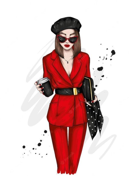 Стильная девушка