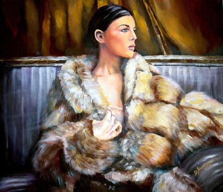 Картина портрет женщины