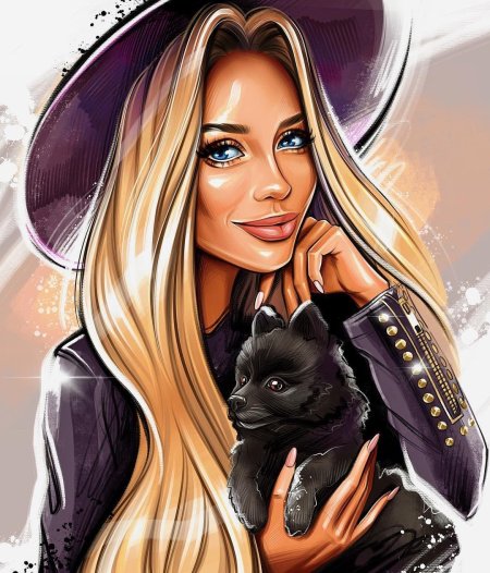 Красивые девушки мультяшные