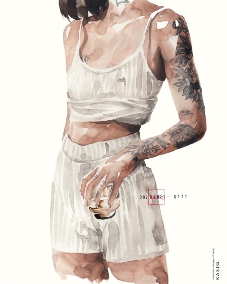 Акварельные портреты