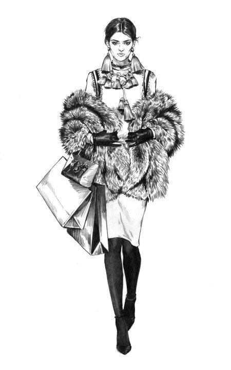 Фэшн иллюстрации