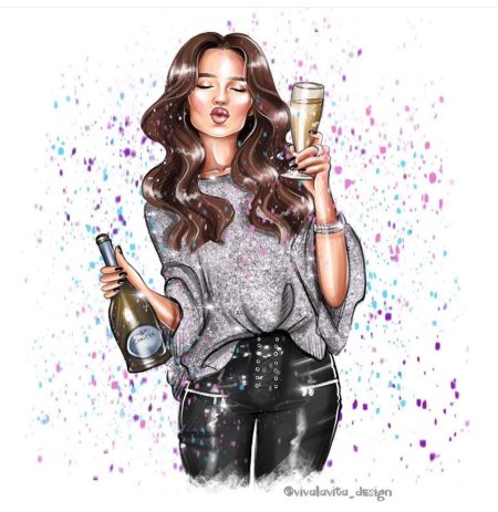 Модные рисунки