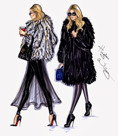 Модная иллюстрация