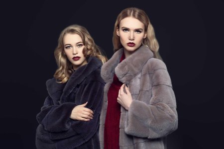 Модные норковые шубы