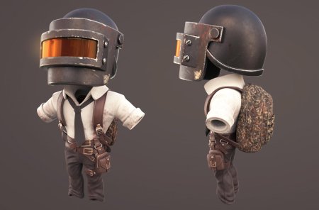 Шлем пабг арт