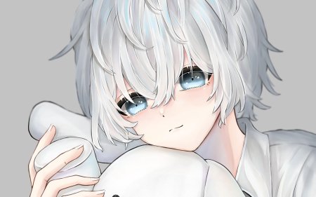 Аниме шота беловолосый