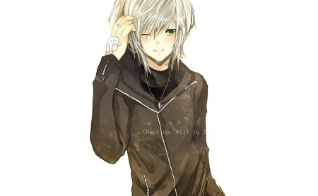 Аниме персонажи с белыми волосами парни