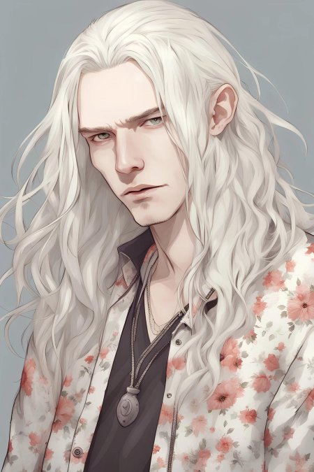 Парни альбиносы с длинными волосами