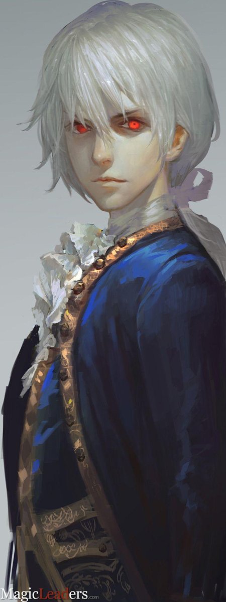 Фэнтези парни с белыми волосами