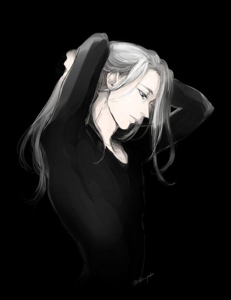 Виктор никифоров с длинными волосами