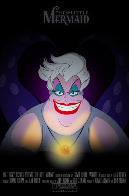 Персонажи русалочки урсула