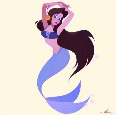 Принцесса жасмин русалка