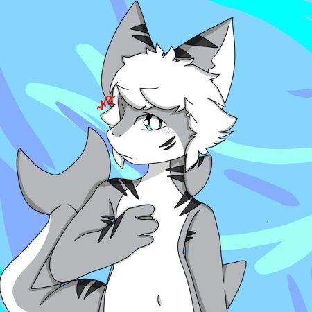 Тигровая акула арт