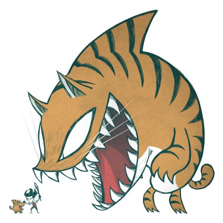 Don't starve shipwrecked тигровая акула