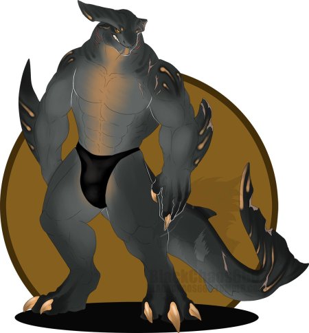 Фурри акула парень