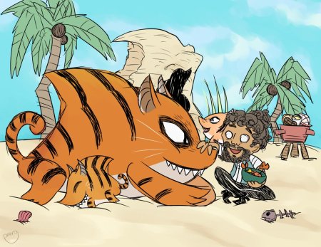 Тигровая акула don't starve