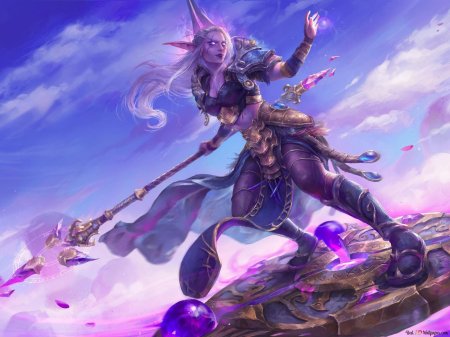 Ночная эльфийка маг арт