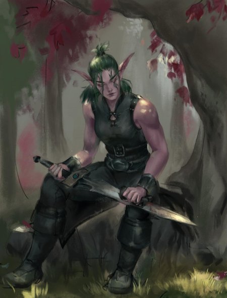 Ночной эльф варкрафт мужчина