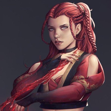 Девушка воительница