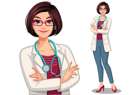 Женщина врач арт