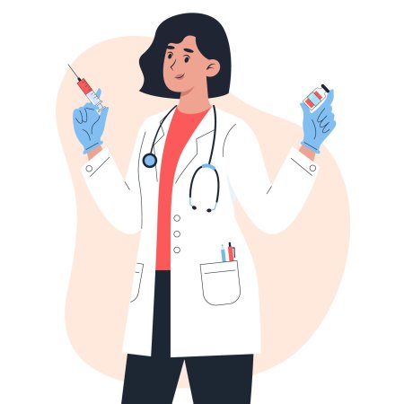 Вакцинация детей вектор