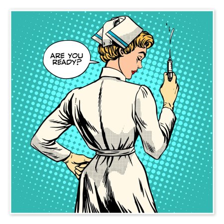 Медсестра комикс