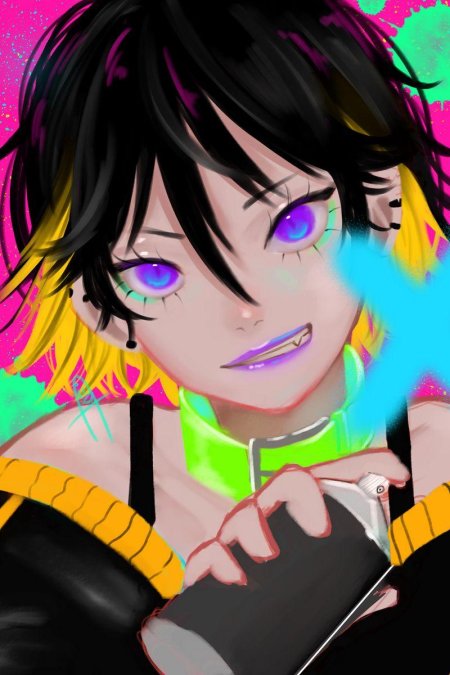 Яркая улыбка аниме