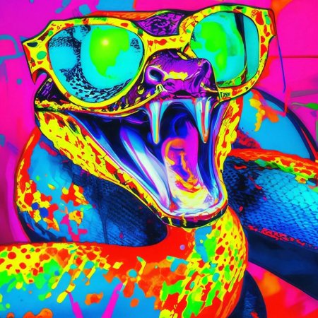 Яркие кислотные цвета