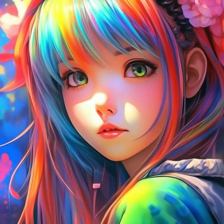 Аниме рисунки цветные