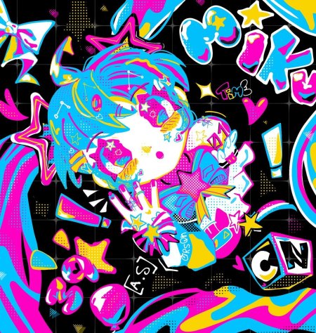 Аниме стикер