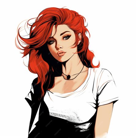 Рисунки красивые девушки